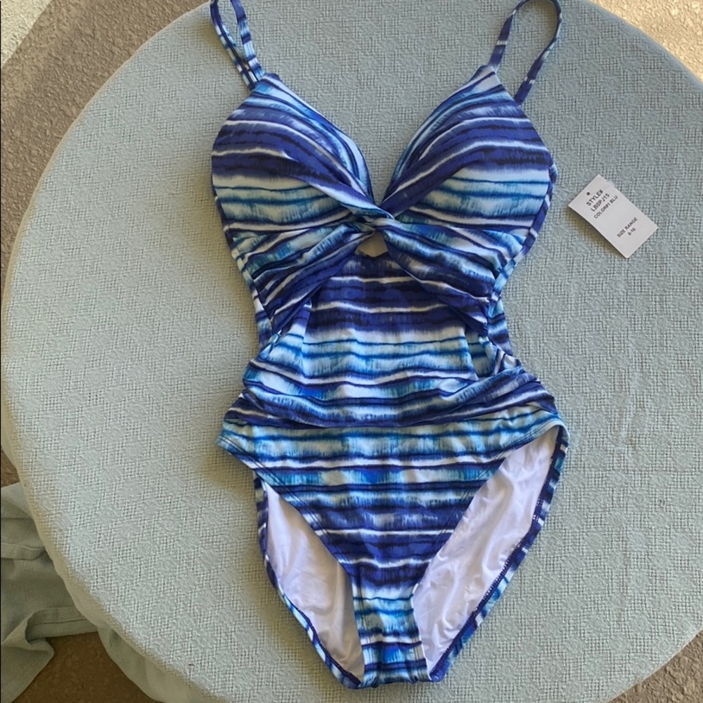 La Blanca blue one piece